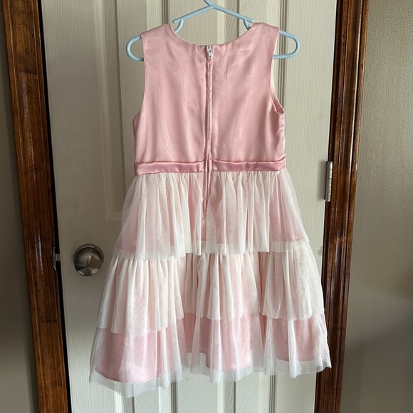 Bonnie Jean Pink Dress Size 5 - Picture 4 of 6